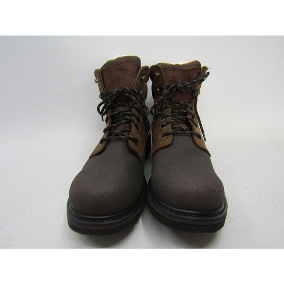 EUC Lacrosse Mens Sz 14 M Brown Leather Laces Composite Ankle Work Boots main image 10